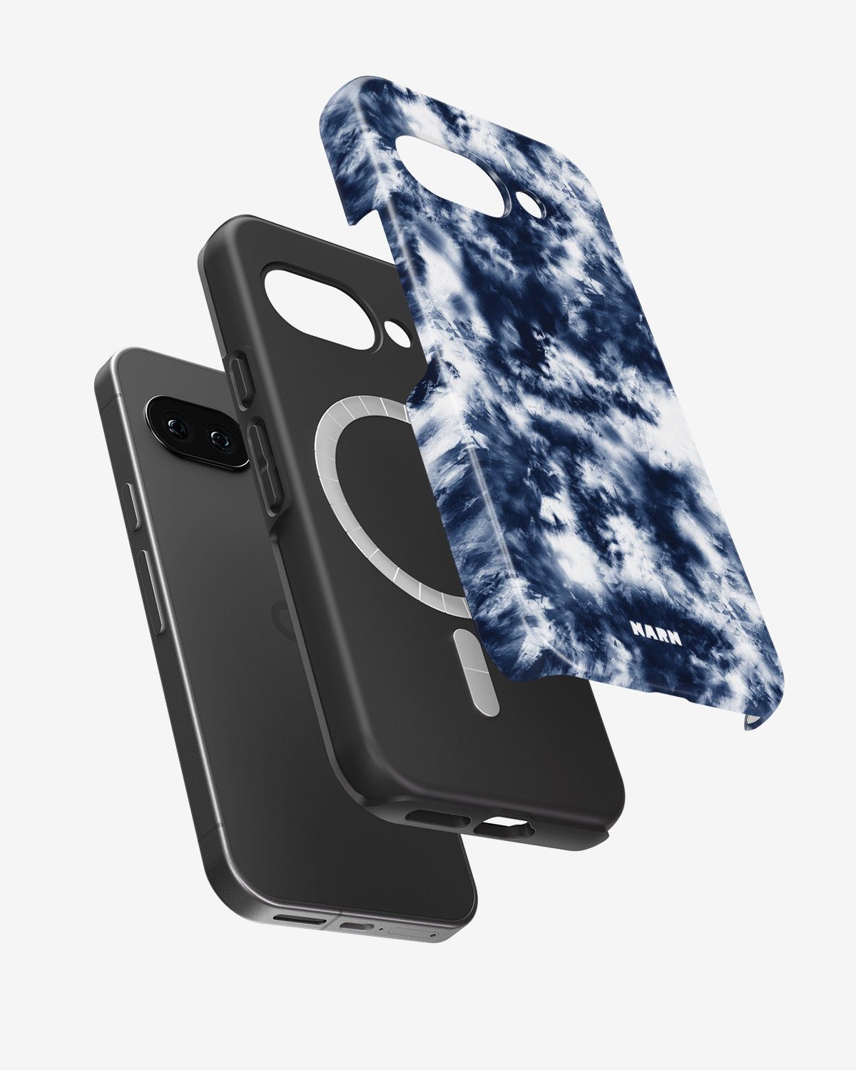 Google Pixel 10a Tough Case – Tie Dye Blue - View 2