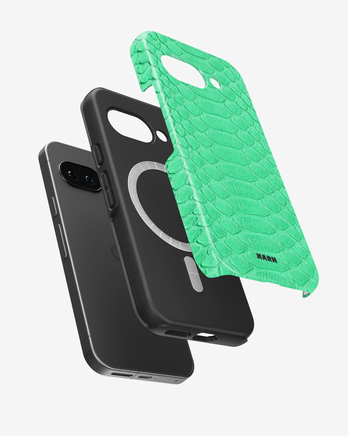 Google Pixel 10a Tough Case – Turquoise Snake - View 2