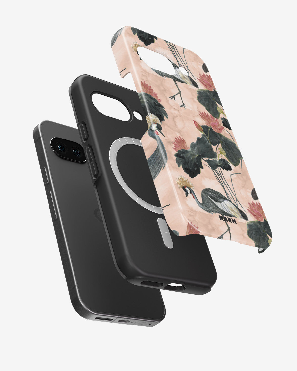 Google Pixel 10a Tough Case – Crowned Bird - View 2