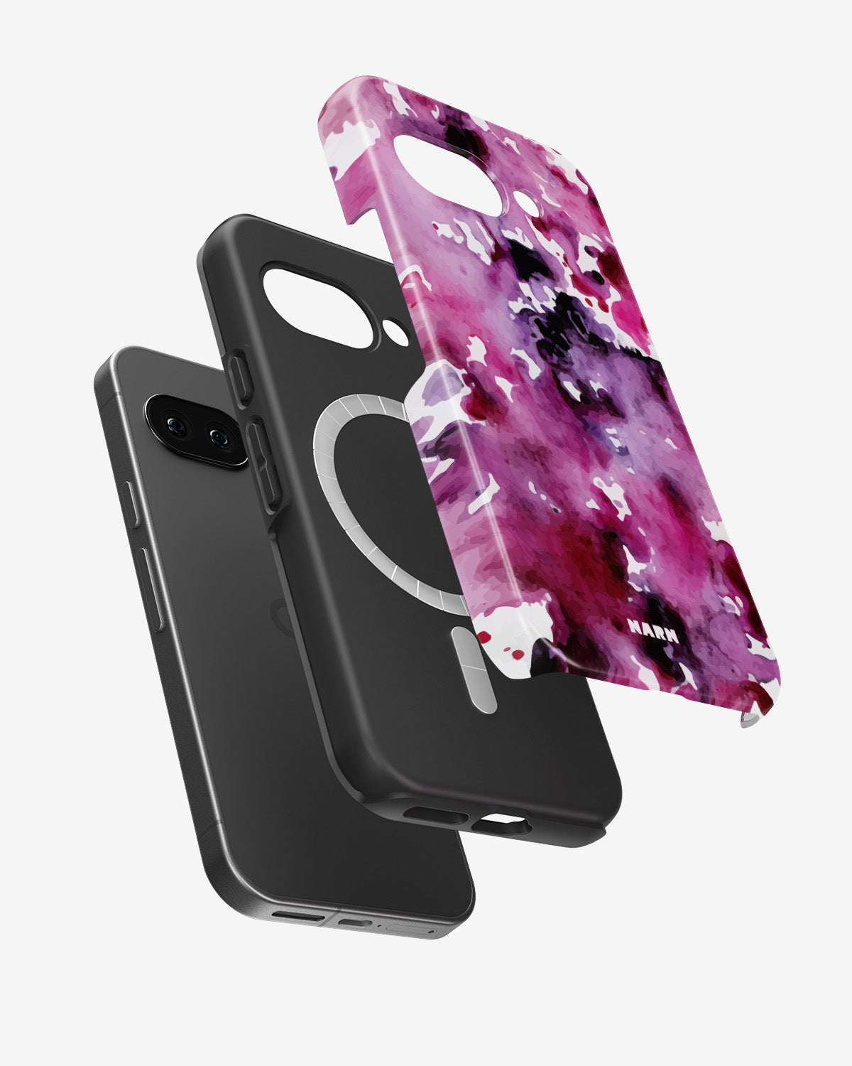 Google Pixel 10a Tough Case – Floral Splash - View 2