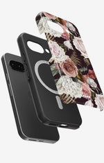 Google Pixel 10a Tough Case – Midnight Roses - View 2