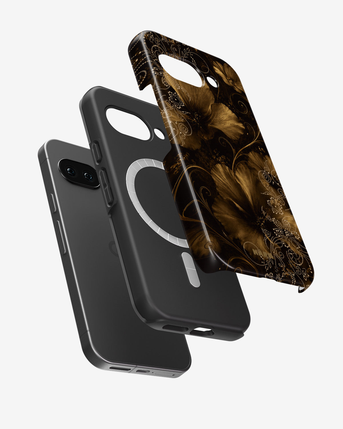 Google Pixel 10a Tough Case – Bloom Noir - View 2