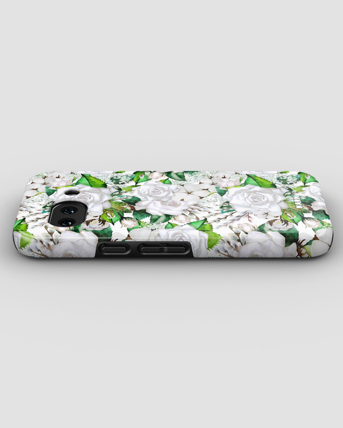 Google Pixel 10a Tough Case – White Bloom - View 3