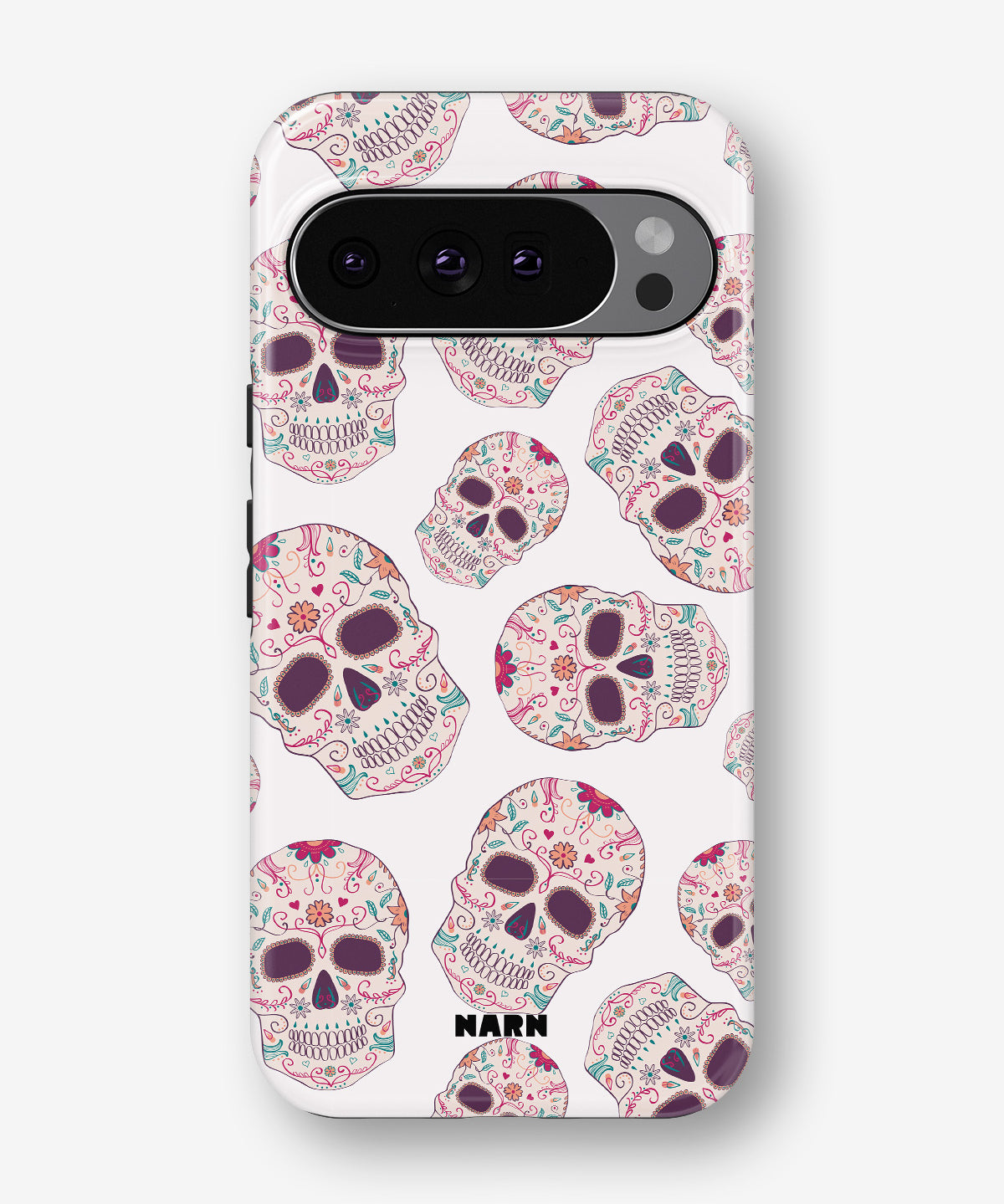 Google Pixel 9 Pro XL Tough Case – Calavera Skulls - View 1