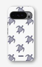 Google Pixel 9 Pro XL Tough Case – Blue Turtles - View 1
