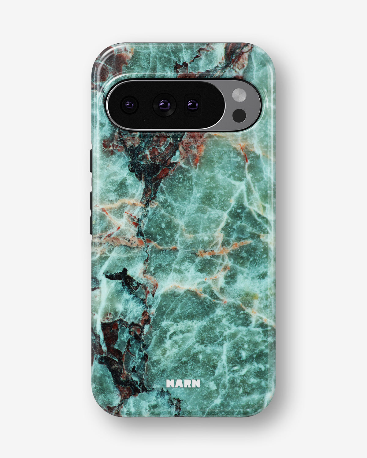 Google Pixel 9 Pro XL Tough Case – Green Marble - View 1