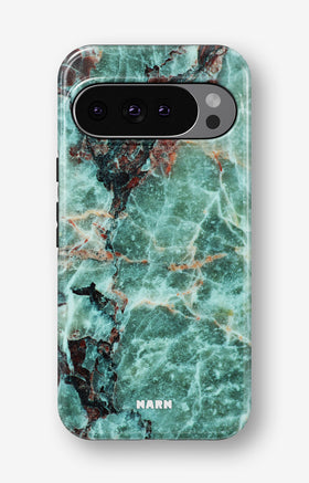 Google Pixel 9 Pro XL Tough Case – Green Marble - View 1