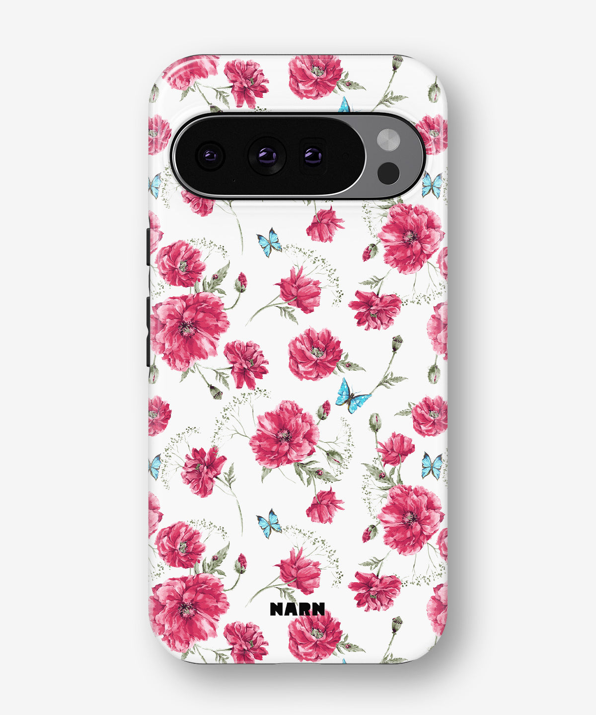 Google Pixel 9 Pro XL Tough Case – Poppies in Bloom - View 1