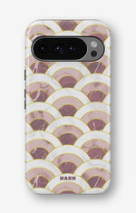 Google Pixel 9 Pro XL Tough Case – Pink Marble Waves - View 1