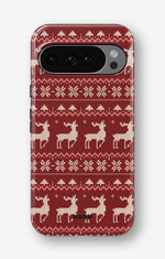 Google Pixel 9 Pro XL Tough Case – Reindeer Knit - View 1
