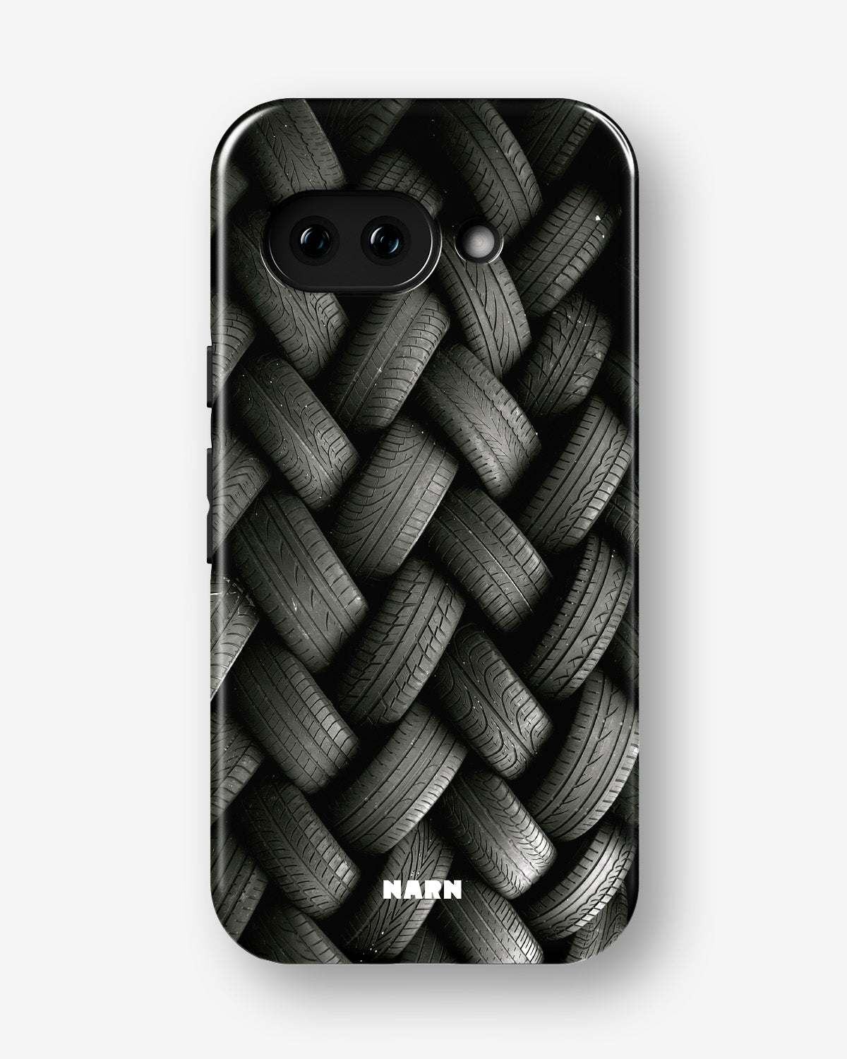 Google Pixel 9a Tough Case – Tires Wall - View 1