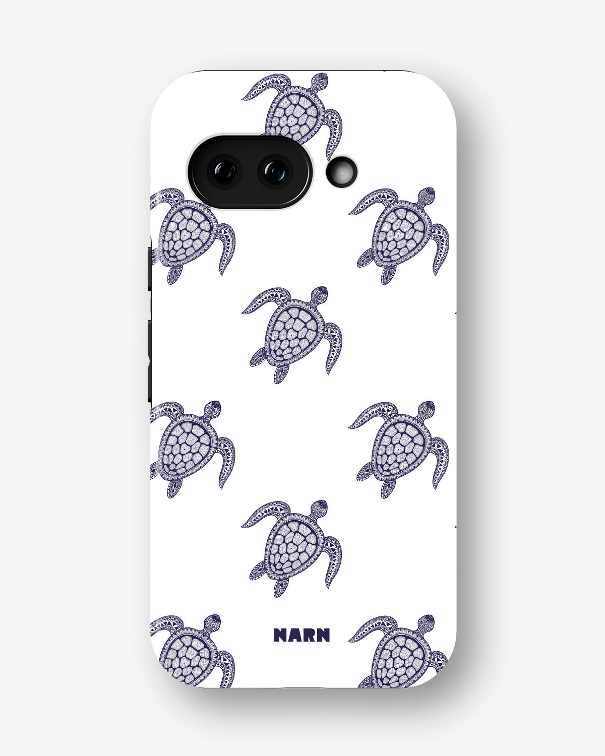 Google Pixel 9a Tough Case – Blue Turtles - View 1