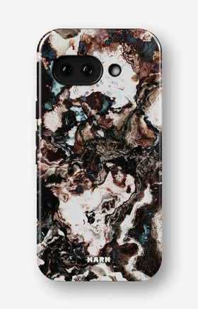 Google Pixel 9a Tough Case – Marble Brown - View 1