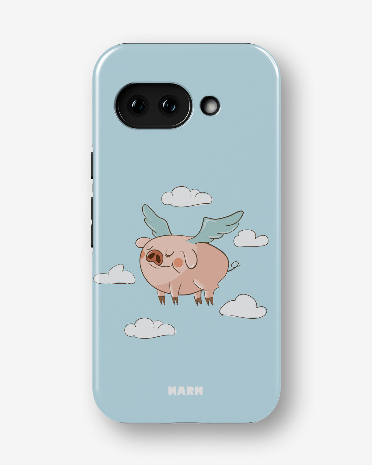 Google Pixel 9a Tough Case – Dreamy Pig - View 1