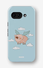 Google Pixel 9a Tough Case – Dreamy Pig - View 1