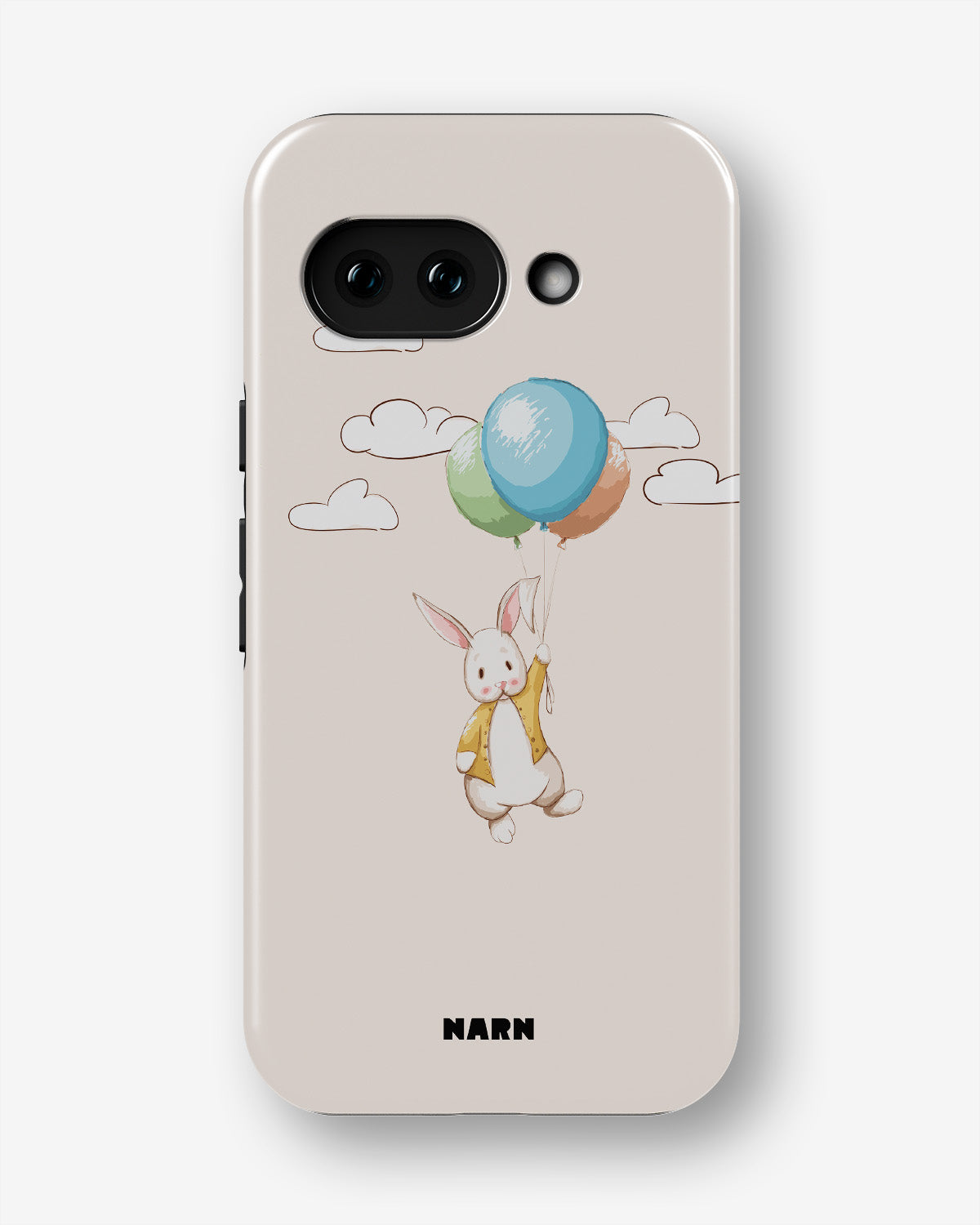 Google Pixel 9a Tough Case – Flying Rabbit - View 1