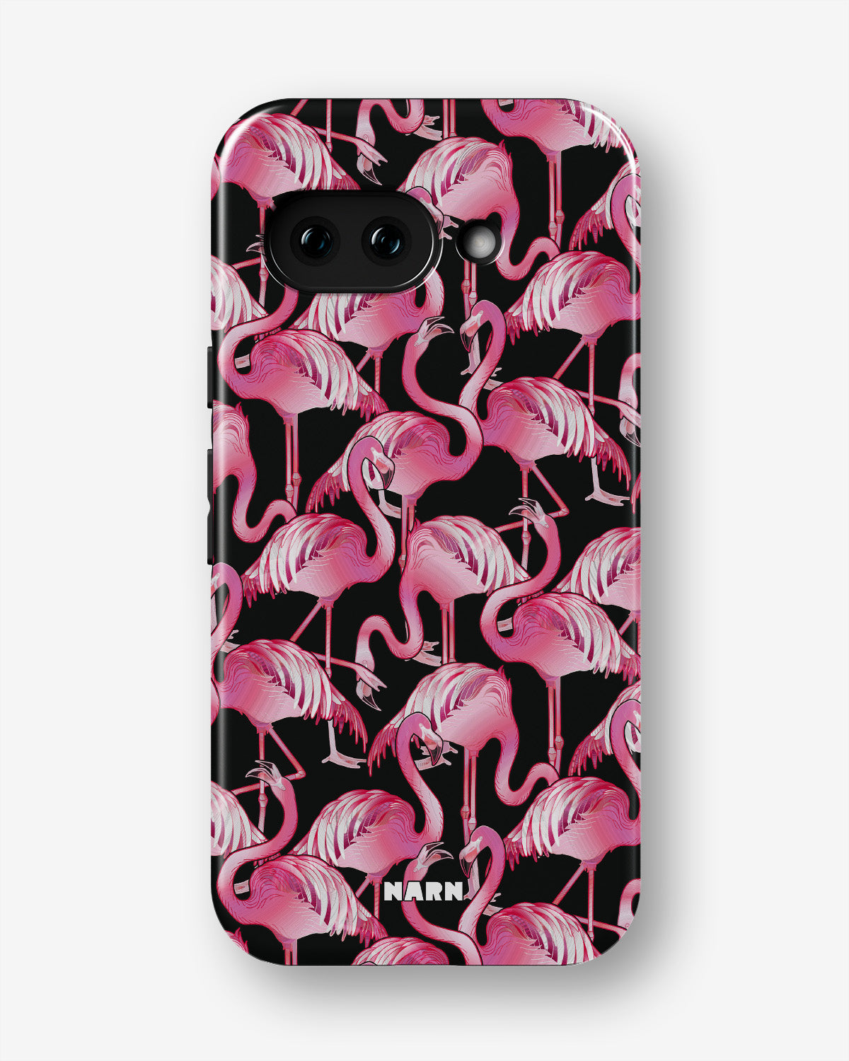 Google Pixel 9a Tough Case – Flamingos - View 1