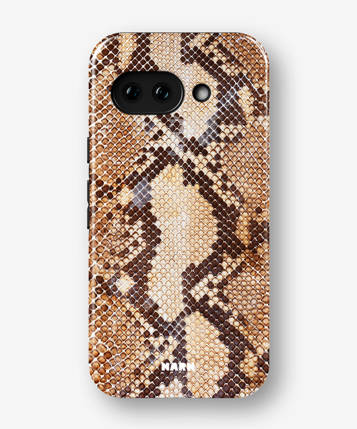 Google Pixel 9a Tough Case – Brown Snakeskin - View 1