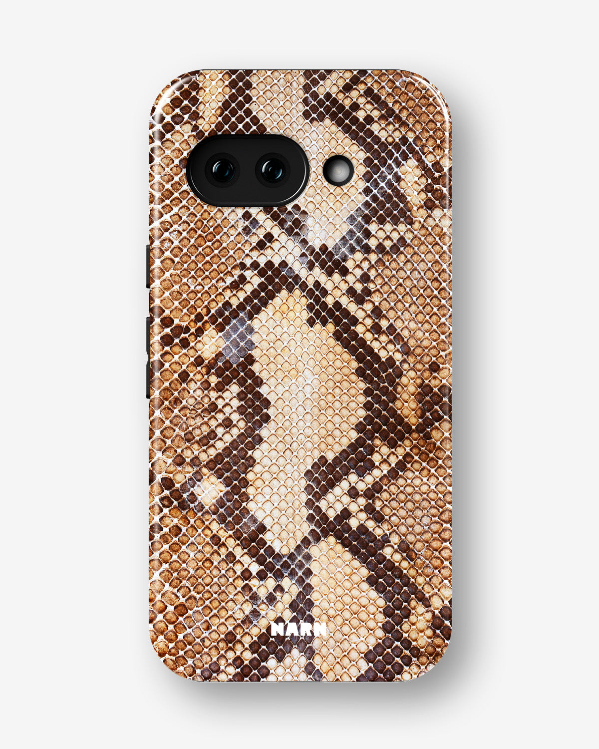 Google Pixel 9a Tough Case – Brown Snakeskin - View 1