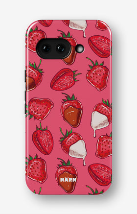 Google Pixel 9a Tough Case – Strawberry Chocolate - View 1
