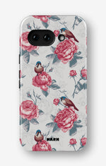 Google Pixel 9a Tough Case – Birds Among Roses - View 1