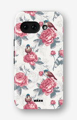 Google Pixel 9a Tough Case – Birds Among Roses - View 1