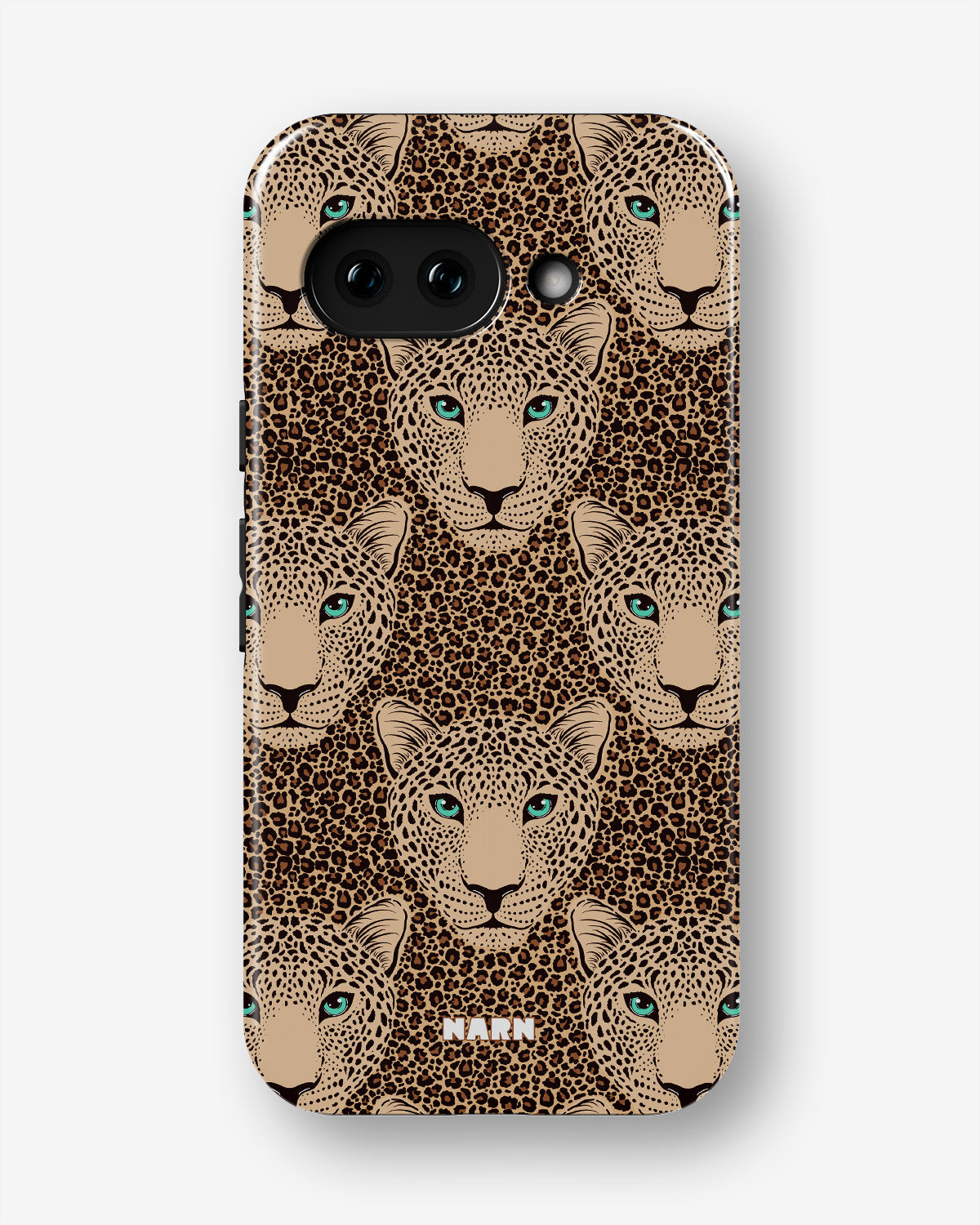 Google Pixel 9a Tough Case – Leopard Gaze - View 1