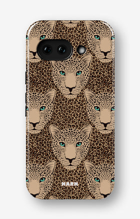 Google Pixel 9a Tough Case – Leopard Gaze - View 1