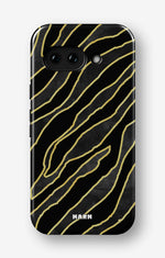 Google Pixel 9a Tough Case – Golden Zebra - View 1