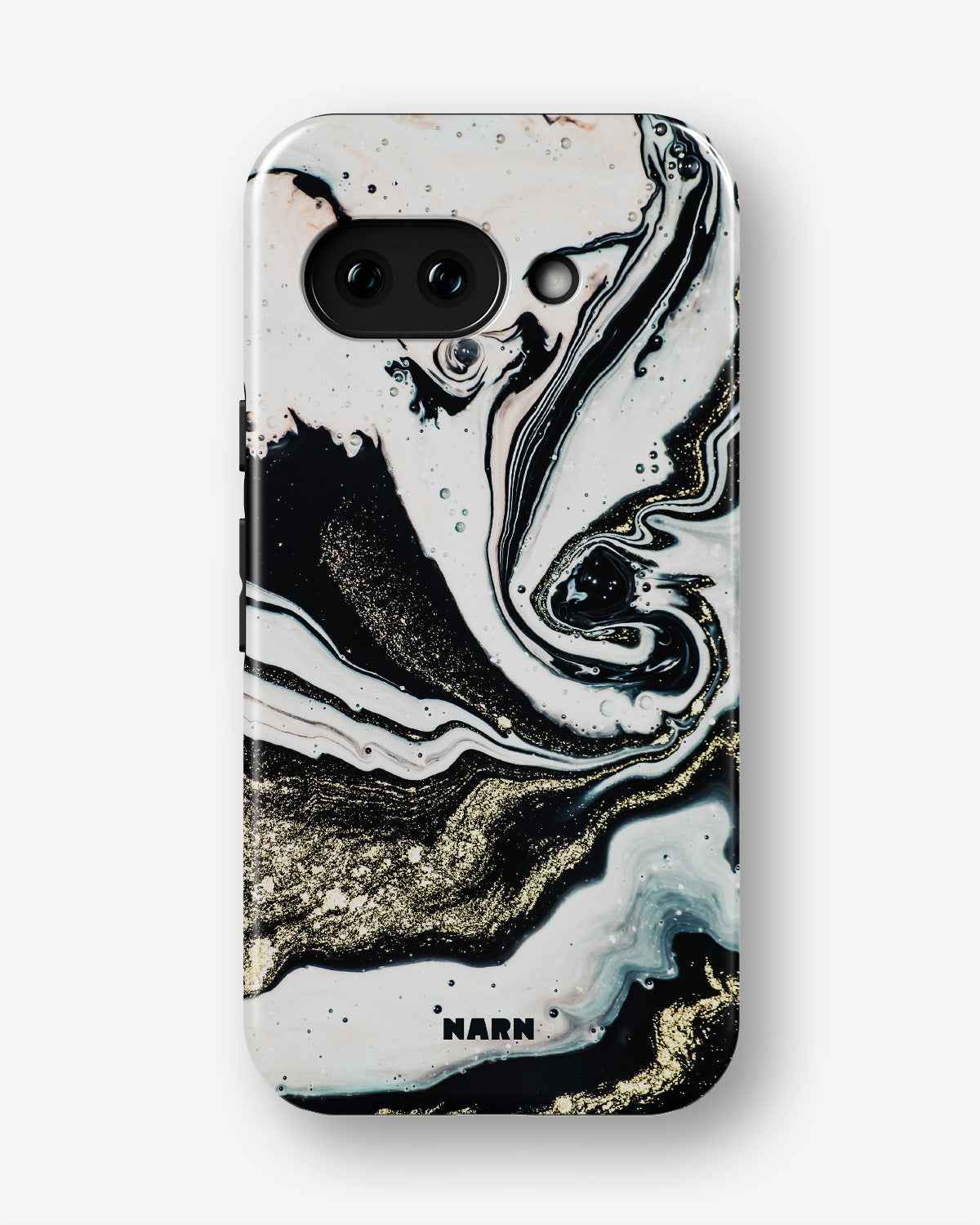 Google Pixel 9a Tough Case – Golden Swirl - View 1