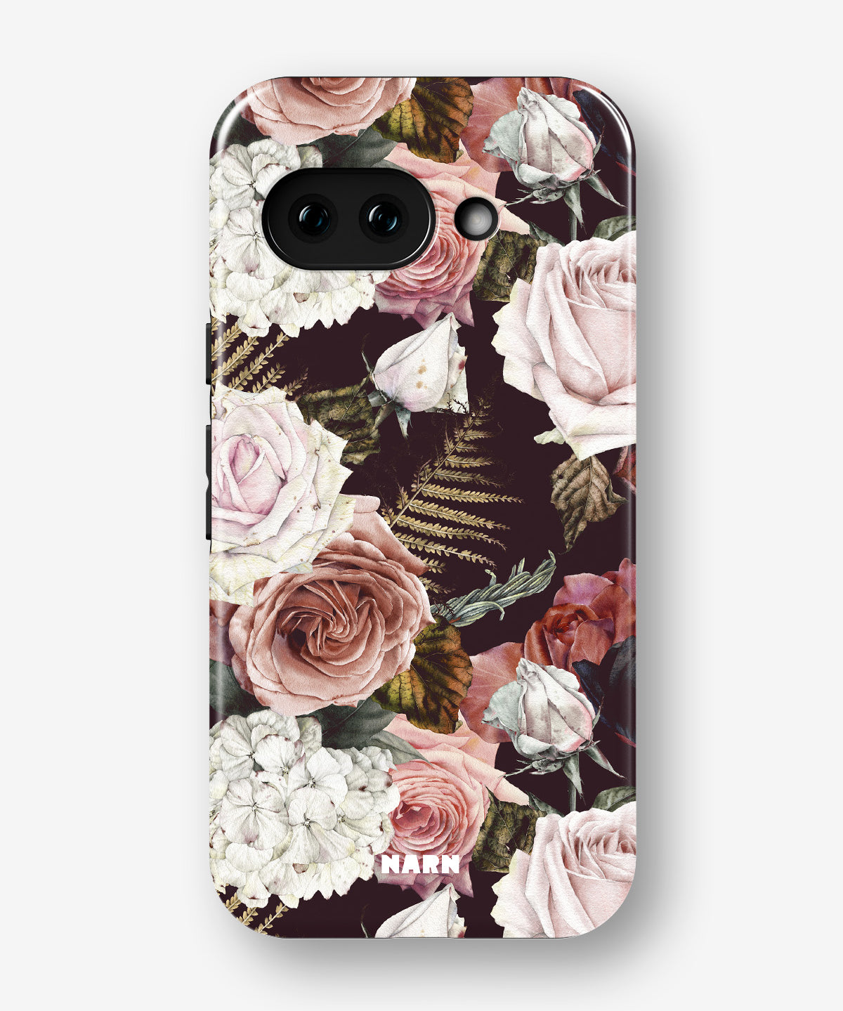 Google Pixel 9a Tough Case – Midnight Roses - View 1