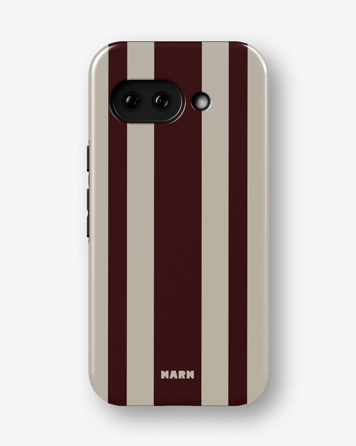 Google Pixel 9a Tough Case – Bordeaux Stripe - View 1