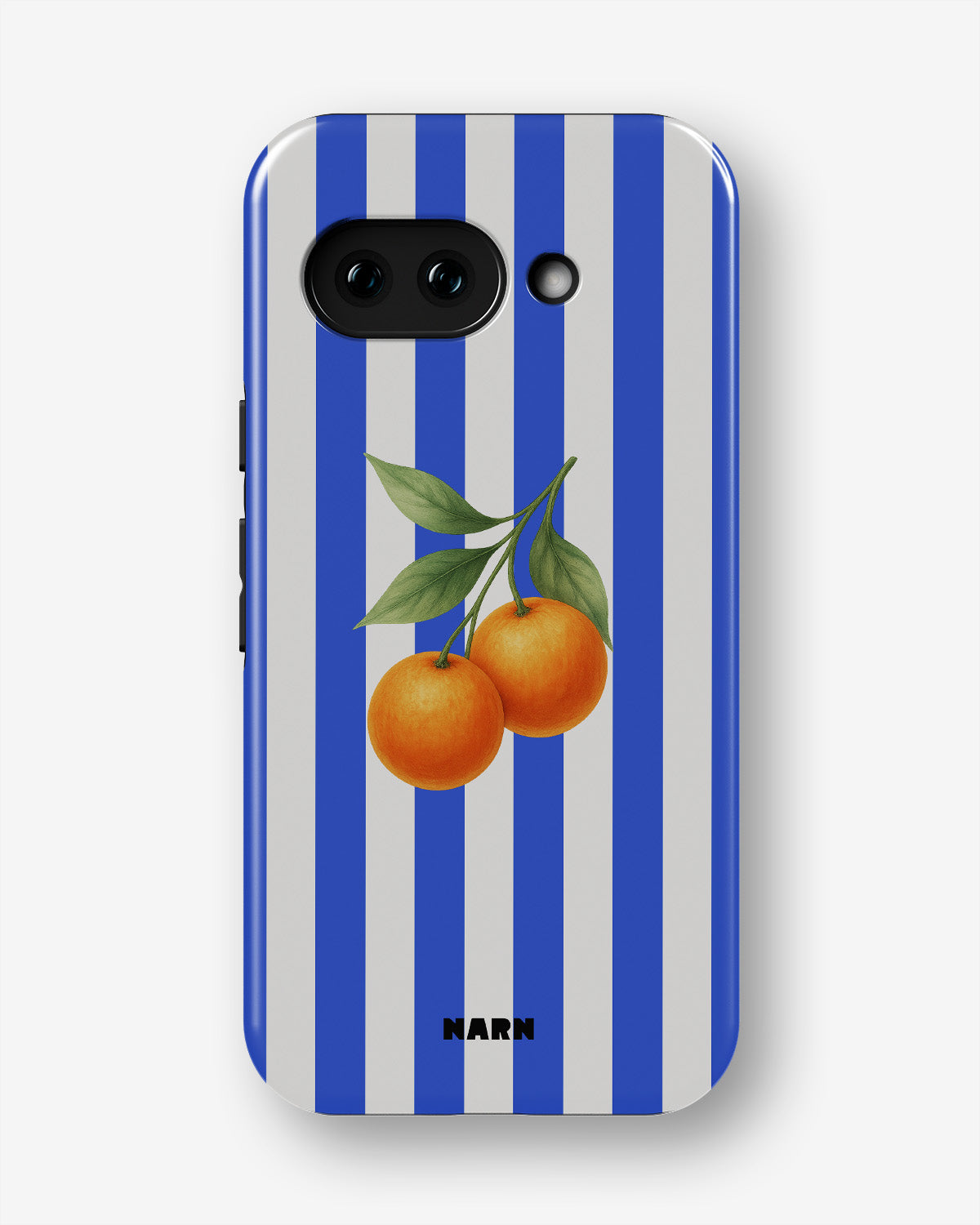 Google Pixel 9a Tough Case – Orange Stripes - View 1