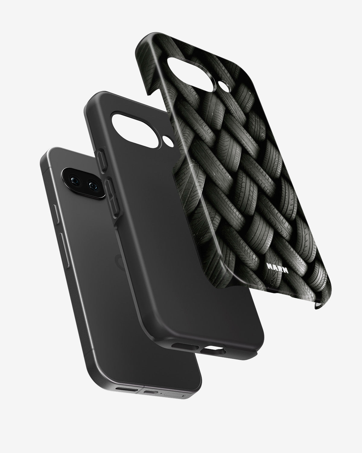 Google Pixel 9a Tough Case – Tires Wall - View 2