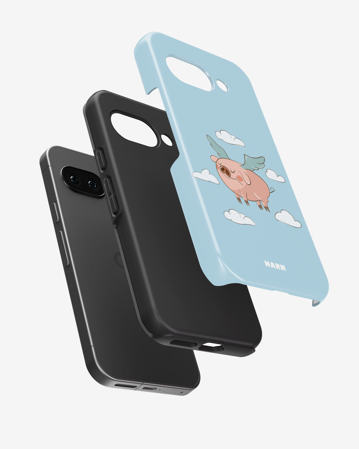 Google Pixel 9a Tough Case – Dreamy Pig - View 2