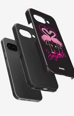 Google Pixel 9a Tough Case – Beach Flamingo - View 2