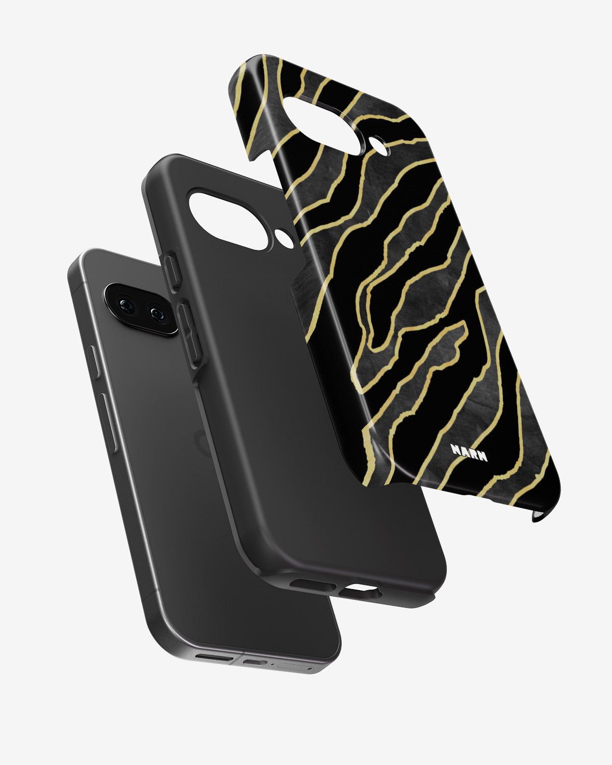 Google Pixel 9a Tough Case – Golden Zebra - View 2