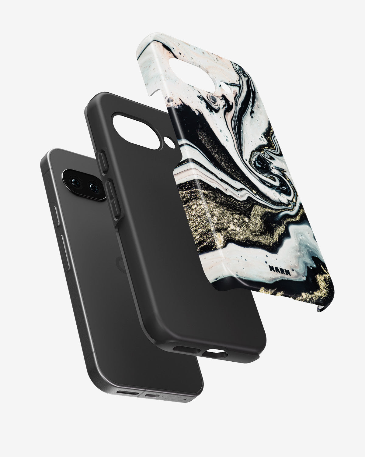 Google Pixel 9a Tough Case – Golden Swirl - View 2