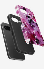 Google Pixel 9a Tough Case – Floral Splash - View 2