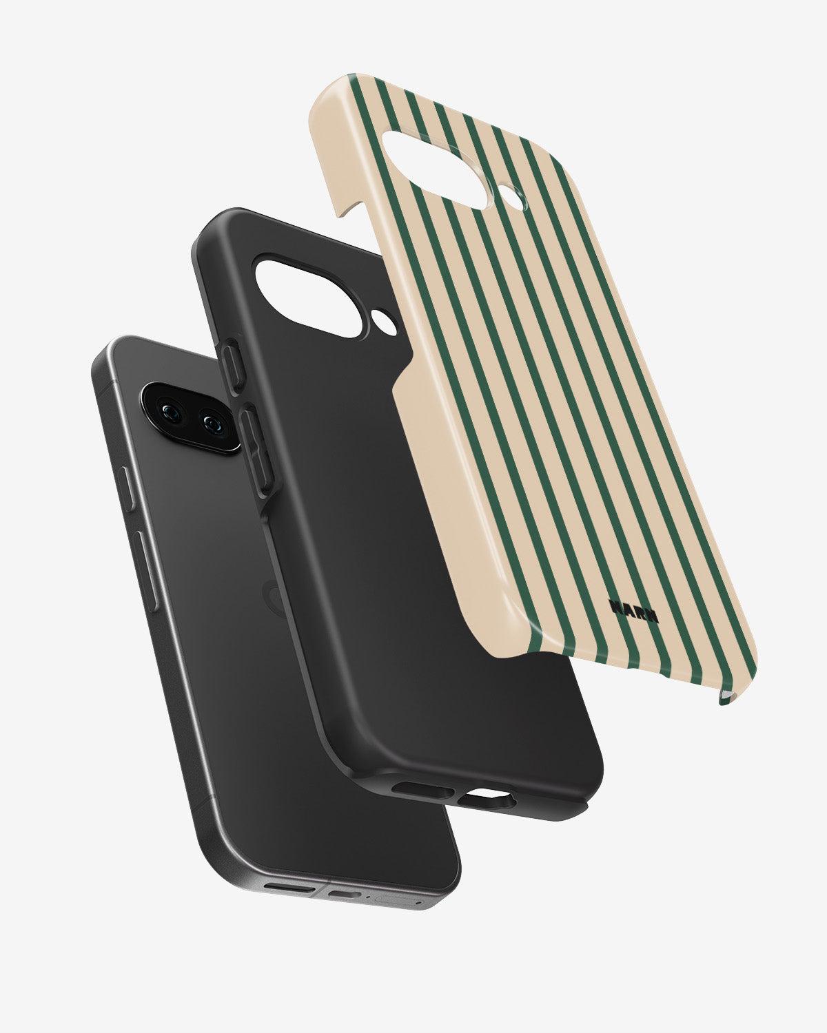 Google Pixel 9a Tough Case – Evergreen Stripe - View 2