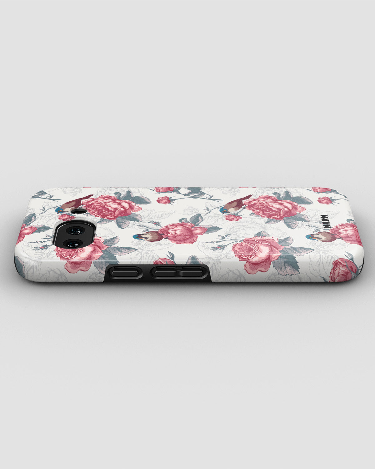 Google Pixel 9a Tough Case – Birds Among Roses - View 3