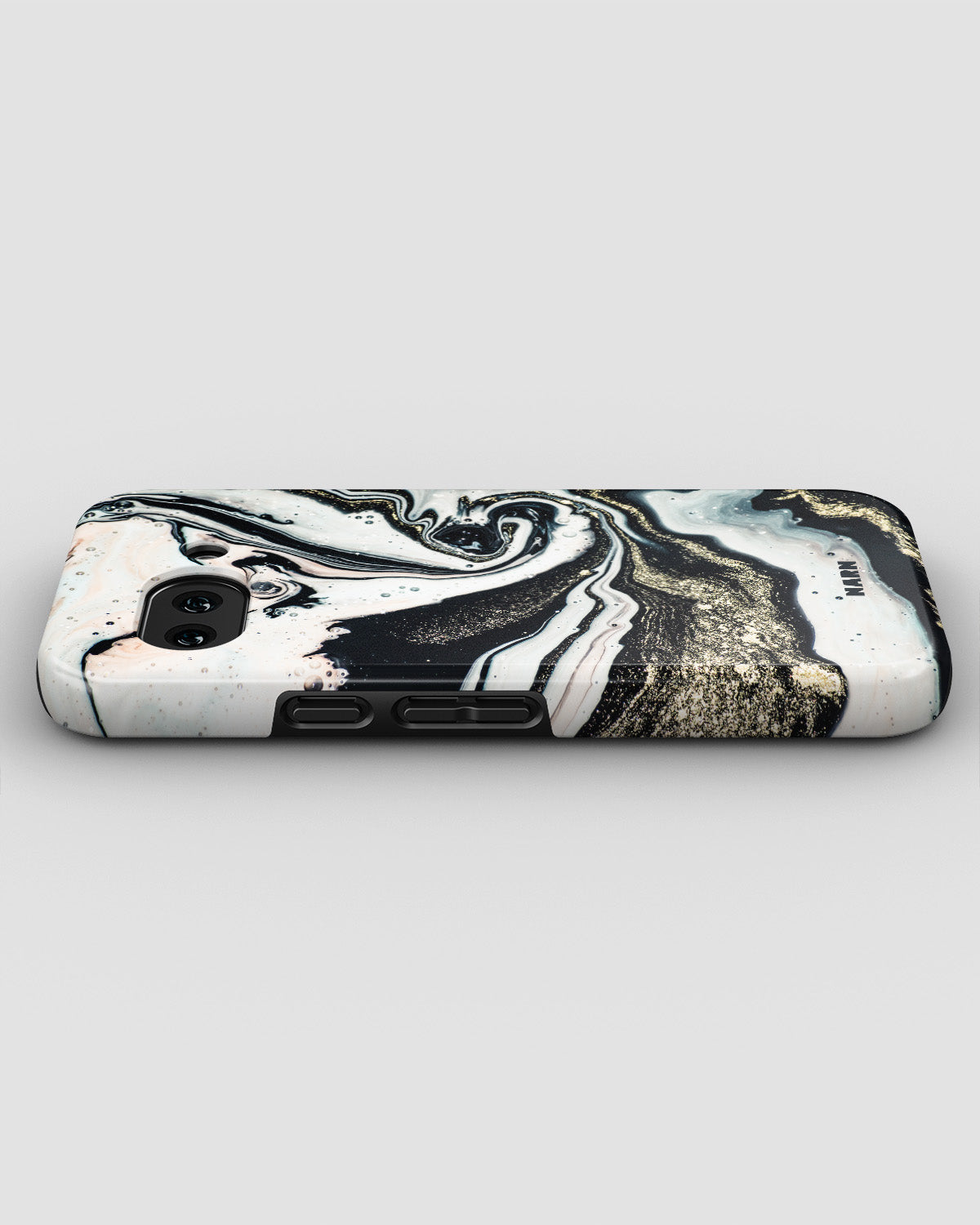 Google Pixel 9a Tough Case – Golden Swirl - View 3