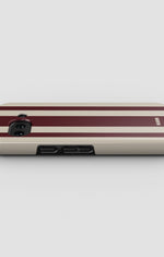 Google Pixel 9a Tough Case – Bordeaux Stripe - View 3