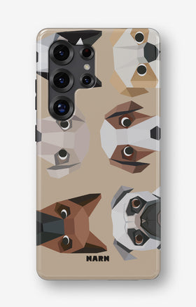 Samsung Galaxy S23 Ultra Tough Case – Cute Dogs - View 1