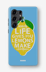 Samsung Galaxy S23 Ultra Tough Case – Lemon Quote - View 1