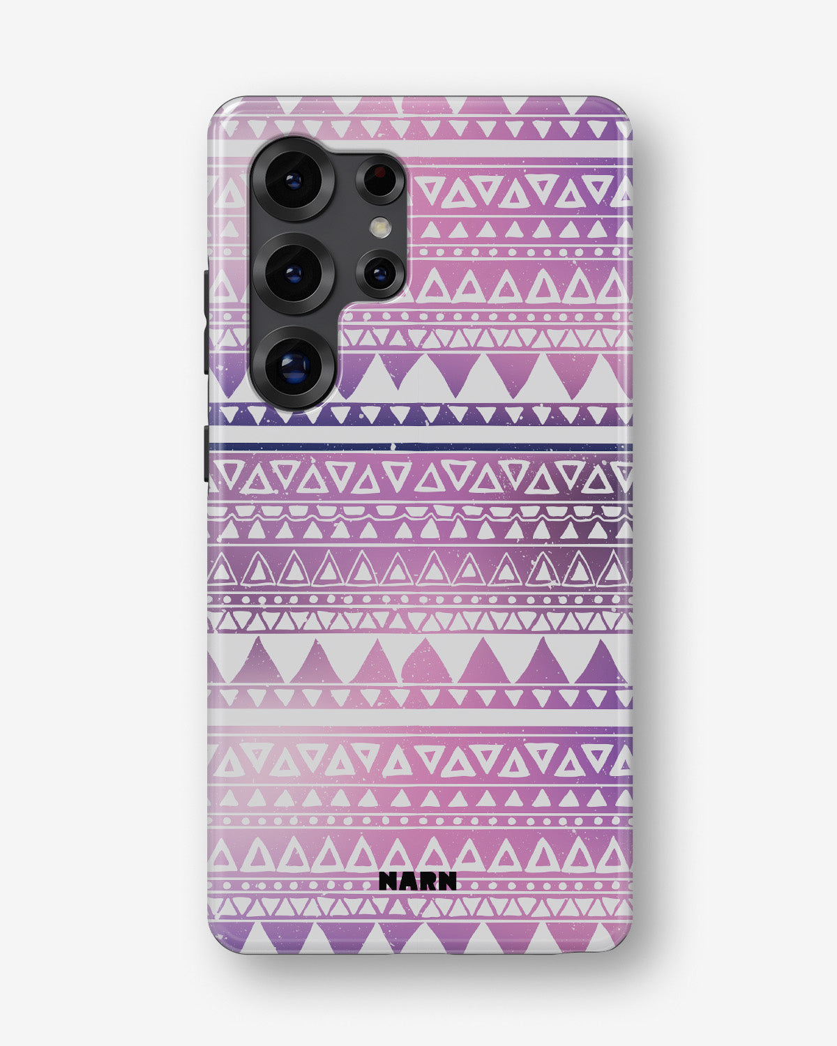 Samsung Galaxy S23 Ultra Tough Case – Purple Aztec - View 1