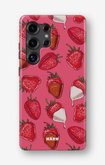 Samsung Galaxy S23 Ultra Tough Case – Strawberry Chocolate - View 1