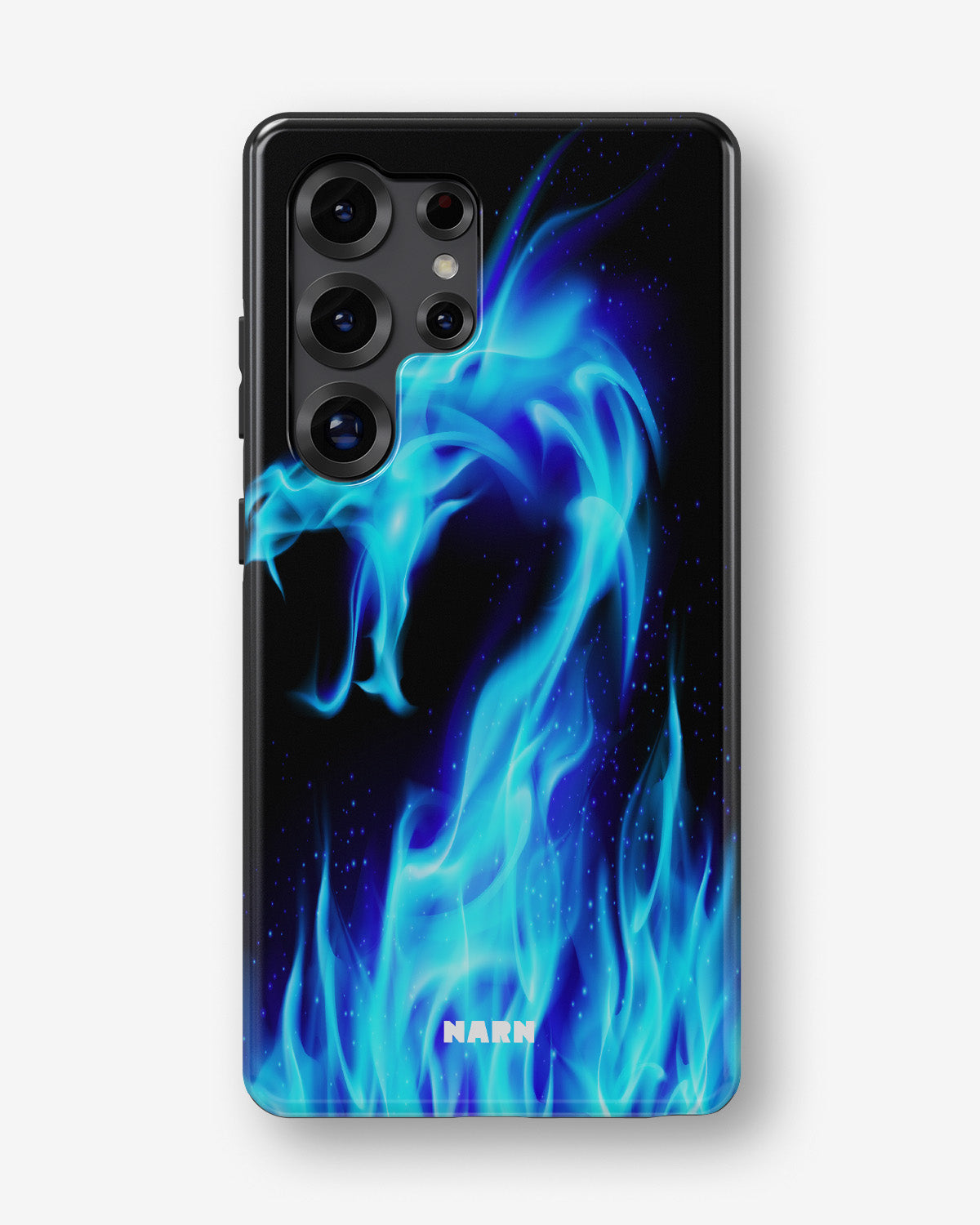Samsung Galaxy S23 Ultra Tough Case – Blue Flames Dragon - View 1