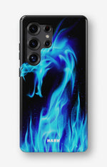 Samsung Galaxy S23 Ultra Tough Case – Blue Flames Dragon - View 1