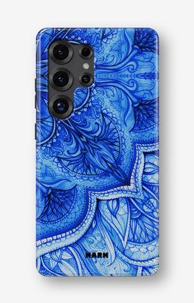 Samsung Galaxy S23 Ultra Tough Case – Blue Vintage - View 1